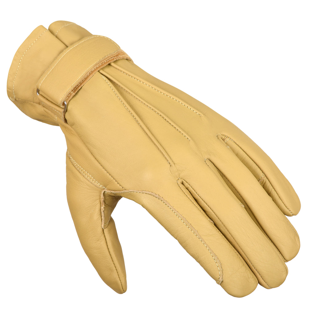 Equestrian Premium Quality Horse Riding Naked Genuine Leather Gloves Unisex