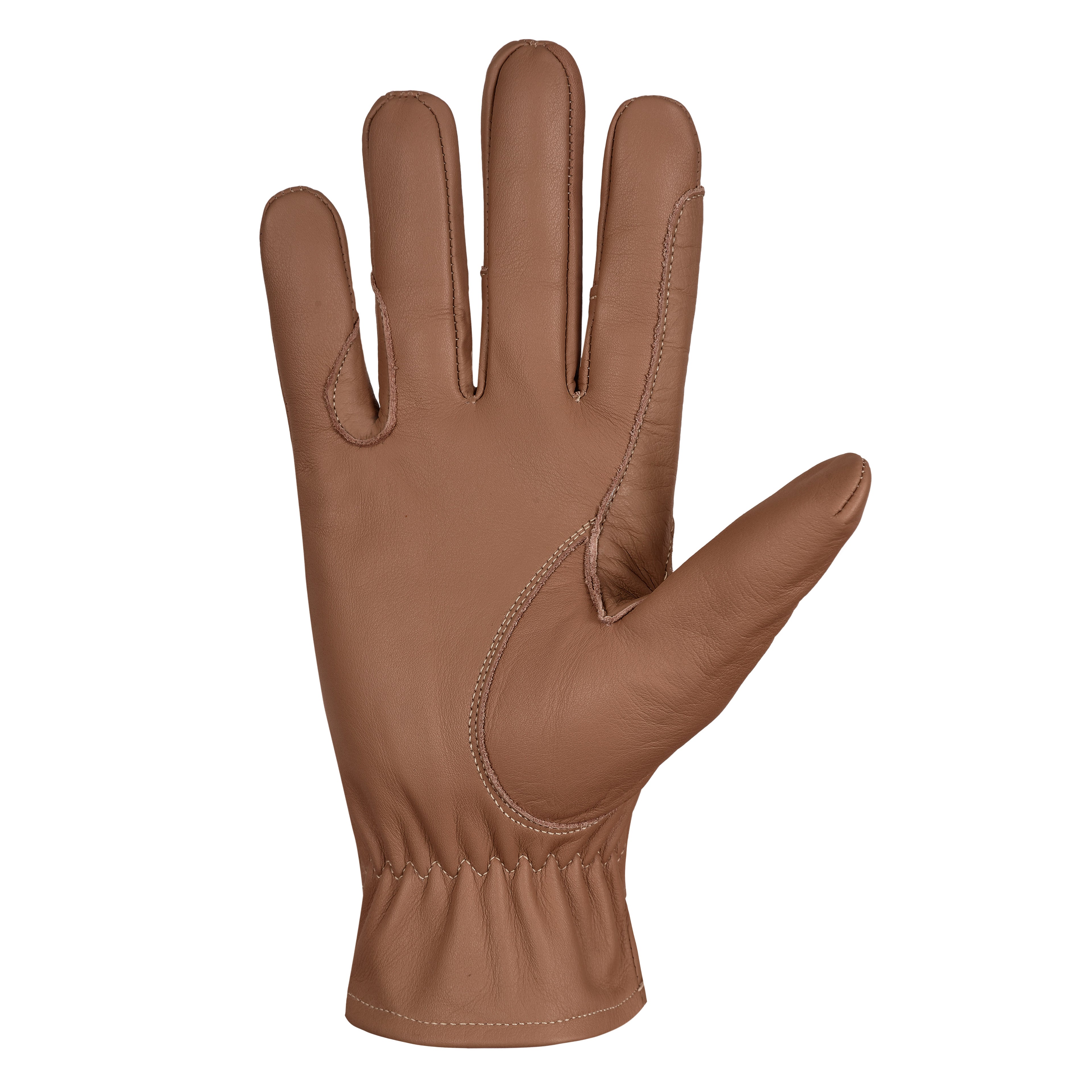 Equestrian Premium Quality Horse Riding Naked Genuine Leather Gloves Unisex
