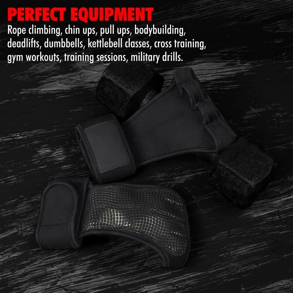 Ventilated Weightlifting Gloves Workout Gloves for Men & Women with Built-in Wrist Wraps Fingerless Gym Gloves for Men Perfect for Exercise Fitness, Weight Lifting, Cross Training